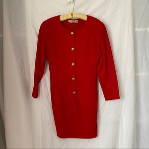 Vintage Valentino Red Dress